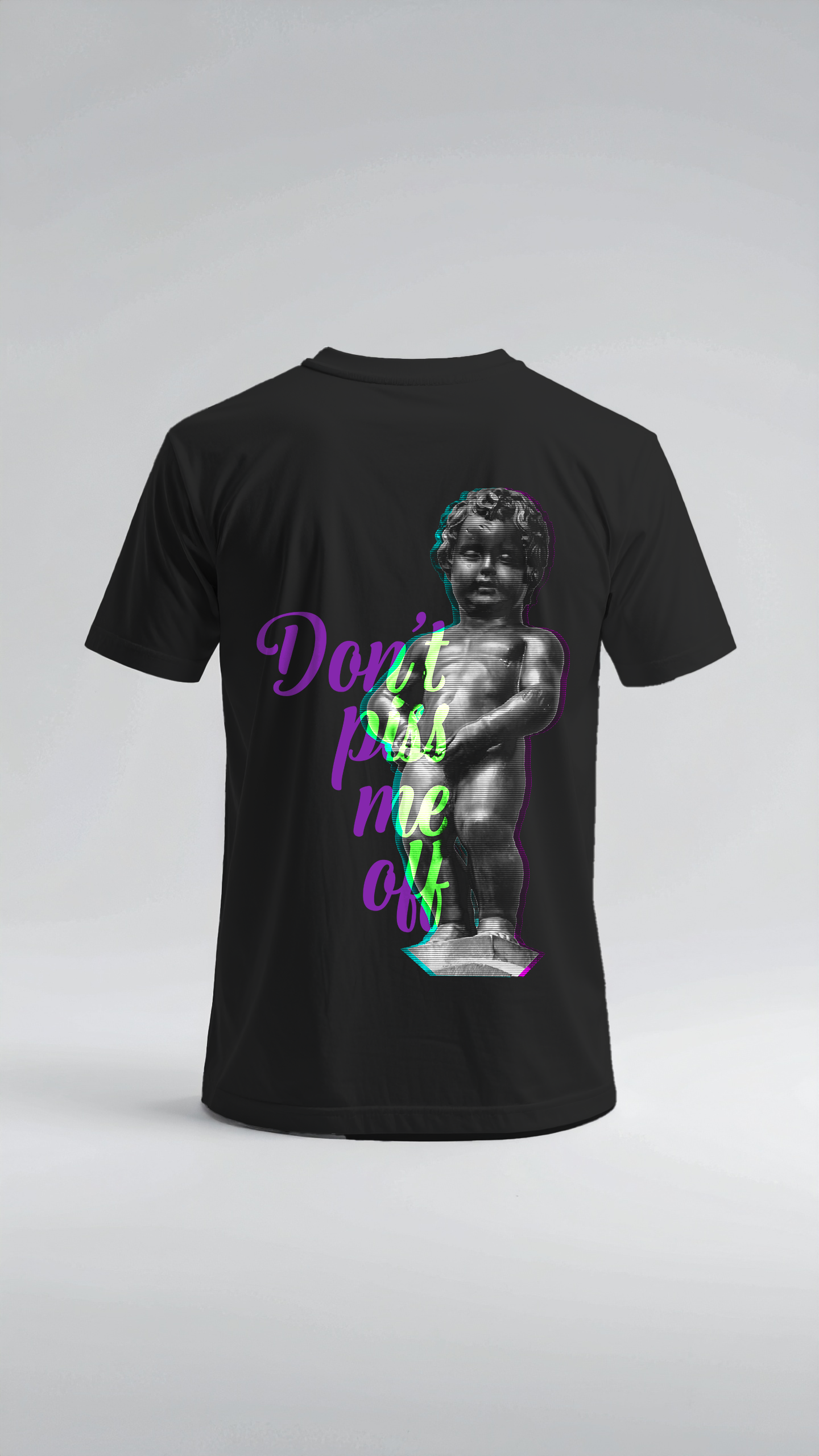 Camiseta Oversize "Don’t Piss Me Off"