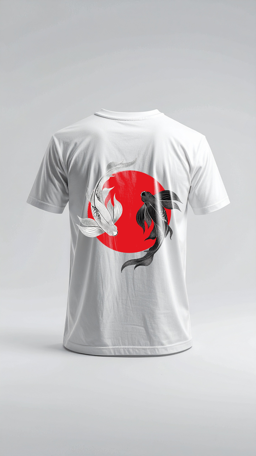 Camiseta Oversize "Koi Spirit" – Edición Tradición Japonesa